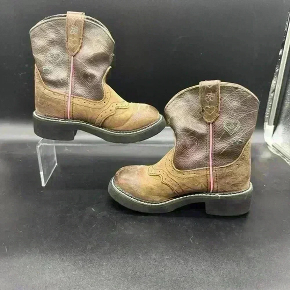 LIGHT UP!!!! Girls Justin boots size 11.5d